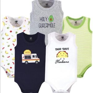 Hudson Taco bout handsome baby 5 pack onesies